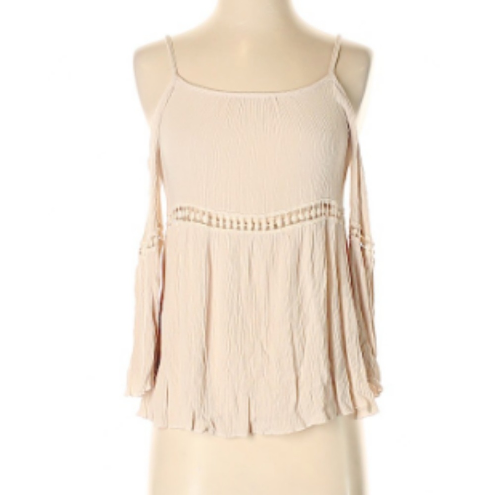 3 FOR $20 - FLOWY COLD SHOULDER BLOUSE